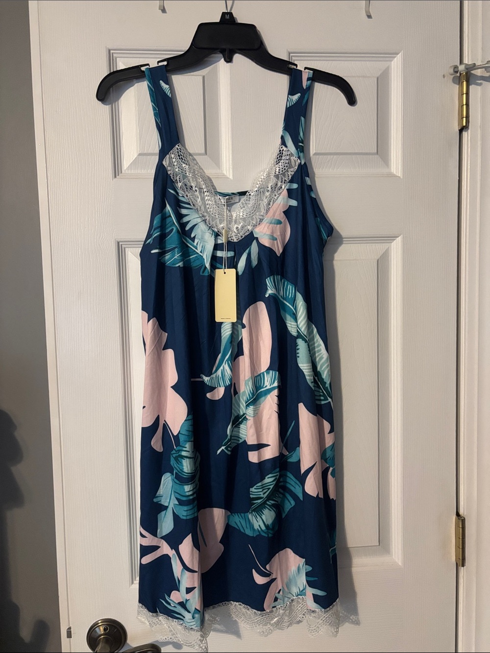 NWT Floral Lace-Trim Sleep Chemise